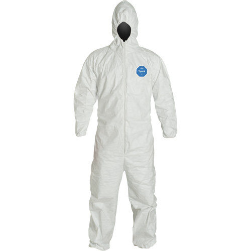Combinaisons &agrave; capuchon, 3T-Grand, Blanc, Tyvek 400 Chandler Sales