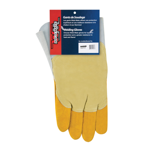Gants de soudage pour pipelinier, Cuir de vache refendu, Taille Grand Chandler Sales