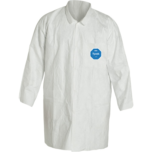 Lab Coat, Tyvek&reg; 400, White, 2X-Large Chandler Sales
