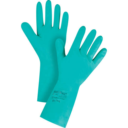 Solvex&reg; 37-145 Gloves, Size X-Large/10, 13" L, Nitrile, 11-mil Chandler Sales