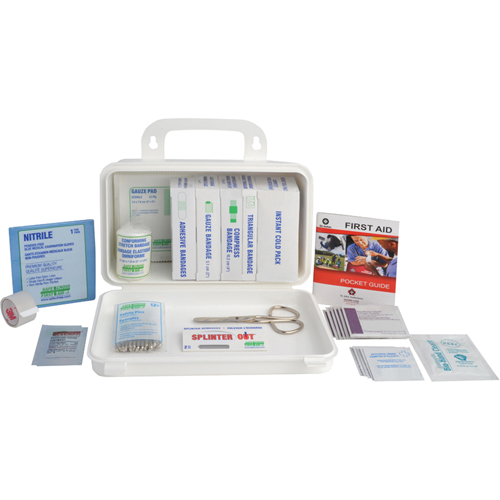 Trousse sp&eacute;cialis&eacute;e pour l'Ontario - Trousse de premiers soins pour camion, Dispositif m&eacute;dical Classe 1, Boîte en m&eacute;tal Chandler Sales