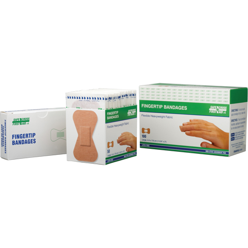 Bandages, Bout de doigt, 3", Tissu, St&eacute;rile Chandler Sales