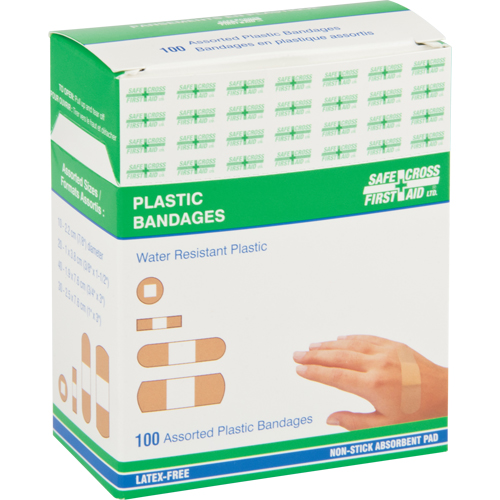 Bandages, Assorti, Plastique, St&eacute;rile Chandler Sales