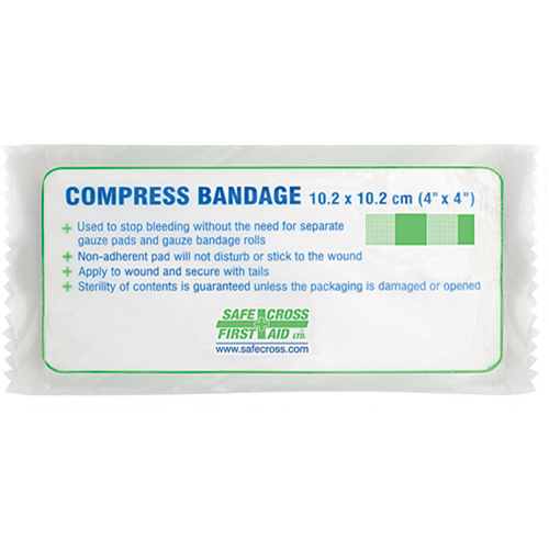 Compress (Pressure) Bandages - Sterile, 4-1/4" L x 3-1/2" W Chandler Sales