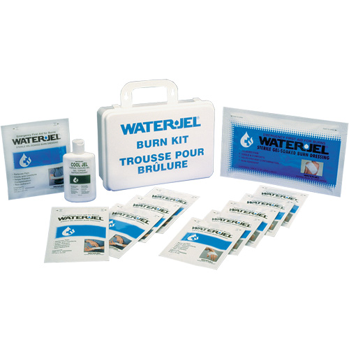 Water Jel&reg; - Emergency Burn Kits, 16-unit Plastic Box, Class 2 Chandler Sales