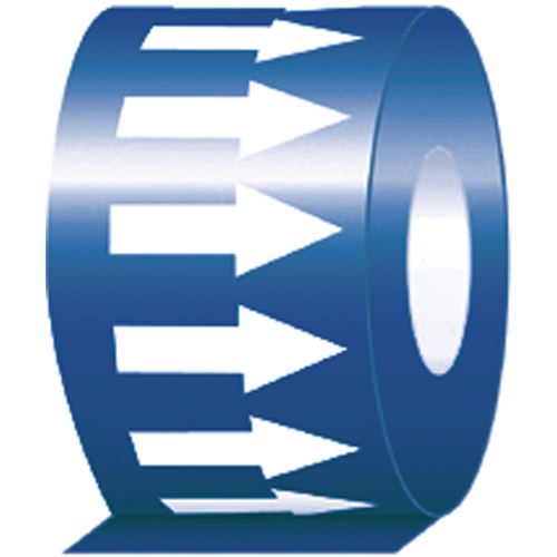 Pipe Marker, 108', White on Blue Chandler Sales