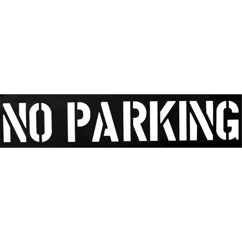 Parking Lot Stencils, English, 12" Chandler Sales