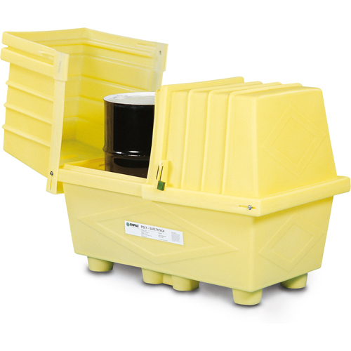 Contenants Poly-Safetypack sans drain, 60,5" lo x 37,25" la x 45,75" h, Capacit&eacute; de charge 1200 lb Chandler Sales