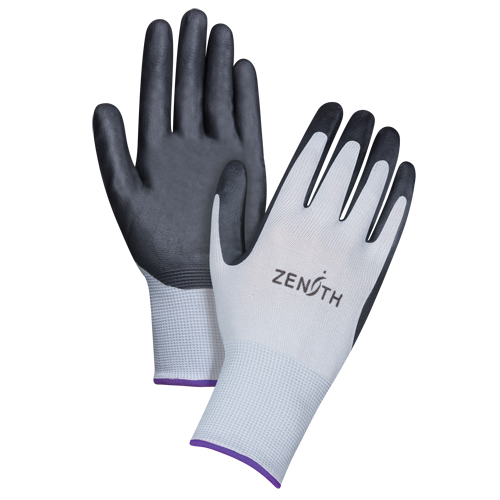 Gants l&eacute;gers enduits et respirants, 6/T-petit, R&ecirc;vetement Mousse de nitrile, Calibre 13, Enveloppe en Polyester Chandler Sales