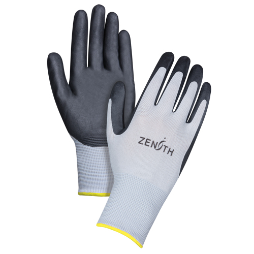 Gants l&eacute;gers enduits et respirants, 11/2T-Grand, R&ecirc;vetement Mousse de nitrile, Calibre 13, Enveloppe en Polyester Chandler Sales