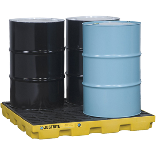 EcoPolyBlend Accumulation Centers, 49 US gal. Spill Capacity, 49" x 49" x 5.5" Chandler Sales