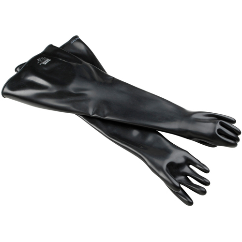 Ambidextrous Glove, Size X-Large/10, 32" L, Butyl Rubber, 30-mil Chandler Sales