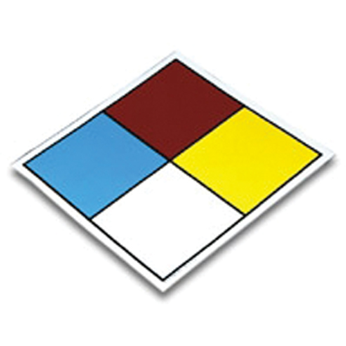 Plaque-&eacute;tiquette de s&eacute;curit&eacute; de la NFPA, vierge, Vinyle Chandler Sales