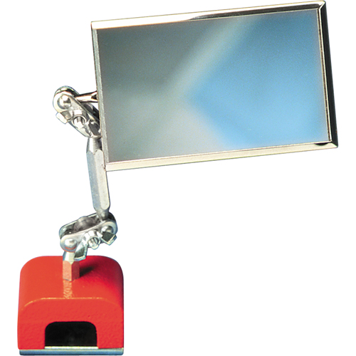 Inspection Mirror, Rectangular, 3-1/2" L x 2" W, Telescopic Chandler Sales