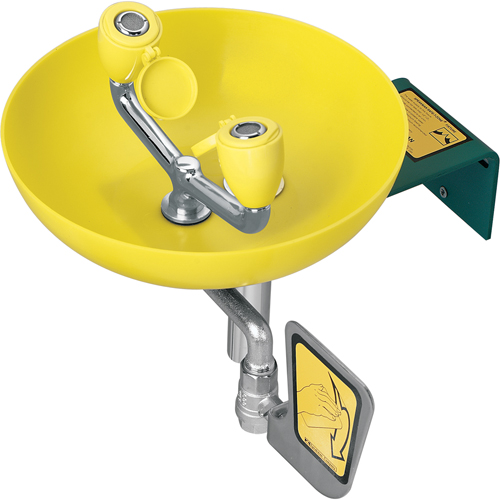 Eyewash Station, Wall-Mount Installation, Plastic Bowl Chandler Sales