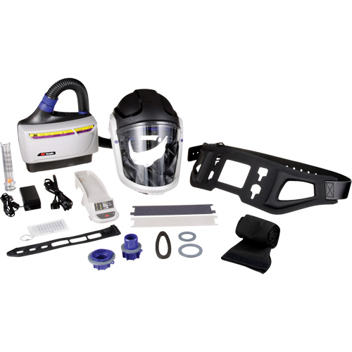 Versaflo Powered Air Purifying Respirator TR-600 Heavy Industrial Kit, Hard Hat & Faceshield, Lithium-Ion Battery Chandler Sales