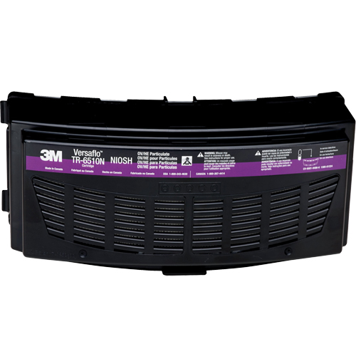 Cartouche pour appareils de protection respiratoire (APR) &agrave; &eacute;puration d'air motoris&eacute; Versaflo, Vapeur organique, Paquet de 1 Chandler Sales