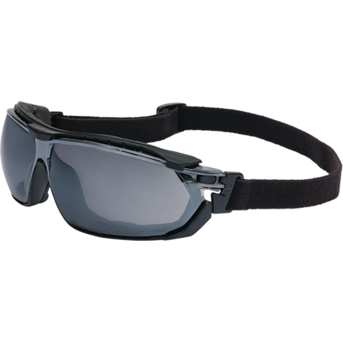 Lunettes de s&eacute;curit&eacute; &eacute;tanches Uvex Tirade, Lentille Argent/Miroir, Antibu&eacute;e, ANSI Z87+/R&eacute;pond ou surpasse la norme CSA Z94.3 Chandler Sales