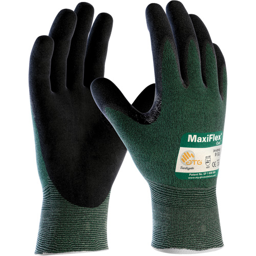 ATG MaxiFlex&reg; Cut Seamless Knit Gloves, Size X-Small, 15 Gauge, Foam Nitrile Coated, Polyethylene Shell, ANSI/ISEA 105 Level 2/EN 388 Level 3 Chandler Sales