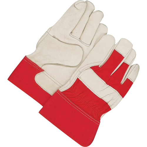 Gants d'ajusteur classiques, T-Grand, Paume en Cuir fleur de vache, Doublure en Molleton Chandler Sales