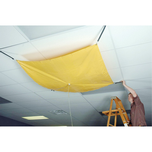 Ultra-Drip Diverter&reg; Roof Drip Diverter, 7' L x 7' W, Vinyl Chandler Sales
