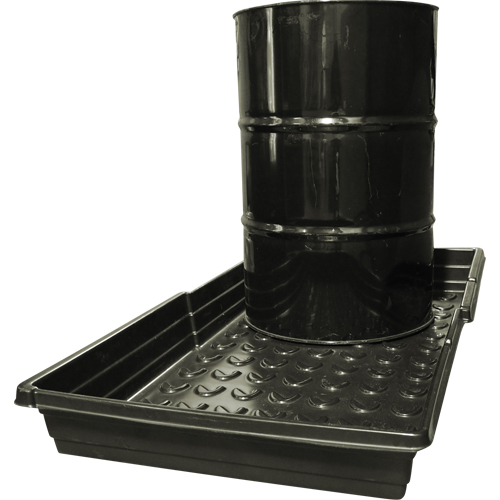 Planchers pour barils, 30,5" lo x 57" la x 6" h, Cap. de d&eacute;versement 33 gal. US Chandler Sales