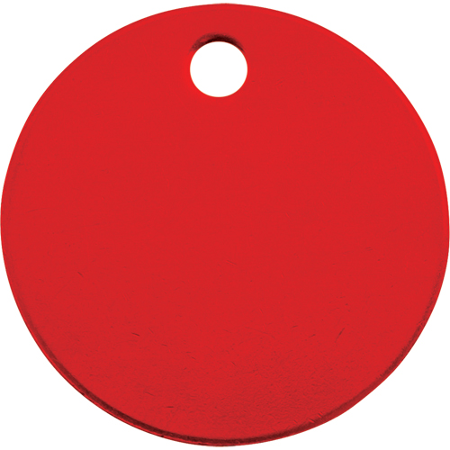 Blank Tags, Aluminum, 1.5" dia Chandler Sales