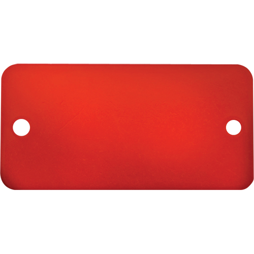 &eacute;tiquettes vierges, Aluminium, 3" la x 1" h Chandler Sales