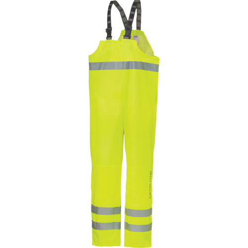 Pantalon &agrave; bavette imperm&eacute;able Narvik, Polyester, Petit, Jaune lime haute visibilit&eacute; Chandler Sales