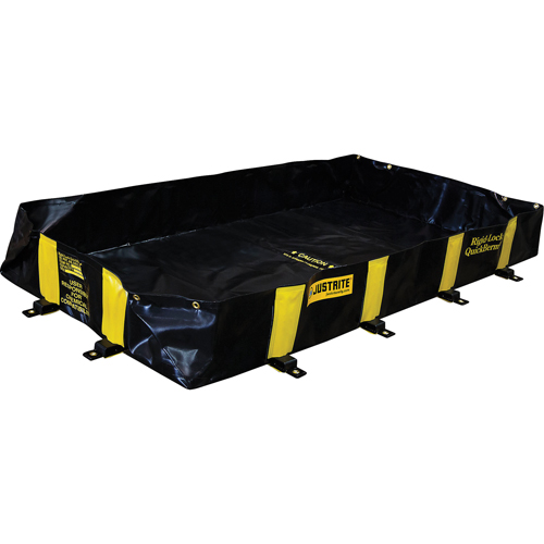 Rigid-Lock QuickBerm&reg;, 235 US gal. Capacity, 4' W x 8' L x 12" H, Stake Wall Chandler Sales
