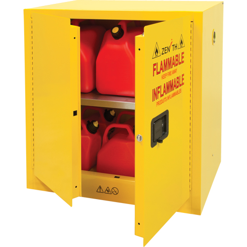 Armoire pour produits inflammables, 22 gal., 2 Porte(s), 35" La x 35" h x 22" p Chandler Sales