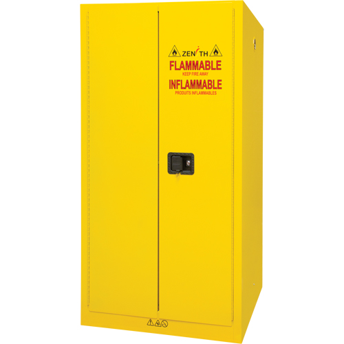 Armoire pour produits inflammables, 60 gal., 2 Porte(s), 34" La x 65" h x 34" p Chandler Sales