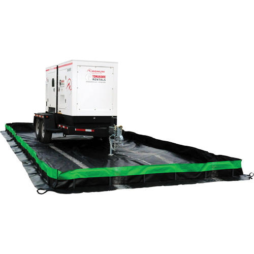 Berme Ultra-Containment Berms, Capacit&eacute; 159 gal. US, 8' la x 8' lo x 4" h, Paroi en mousse Chandler Sales