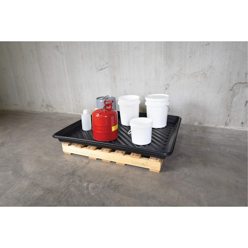 Ultra-Utility Trays&reg;, 36" L x 36" W x 4.75" H, 27 US gal. Spill Capacity Chandler Sales