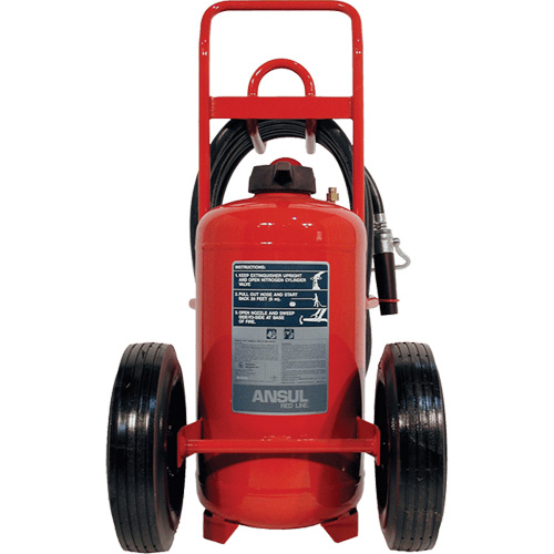 Red Line&reg; Wheeled Fire Extinguishers, BC, 125 lbs. Capacity Chandler Sales