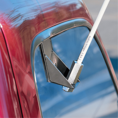 Safety Whip&reg; Light-Duty Whips, Window Mount, 5' High, Orange Chandler Sales