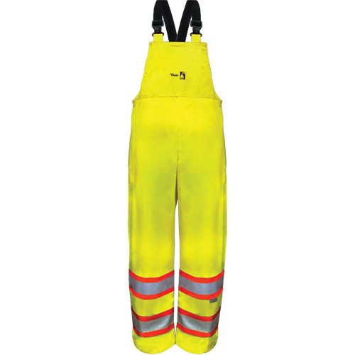 Hi-Vis FR/PU Safety Rain Bib Pants, 4X-Large Chandler Sales