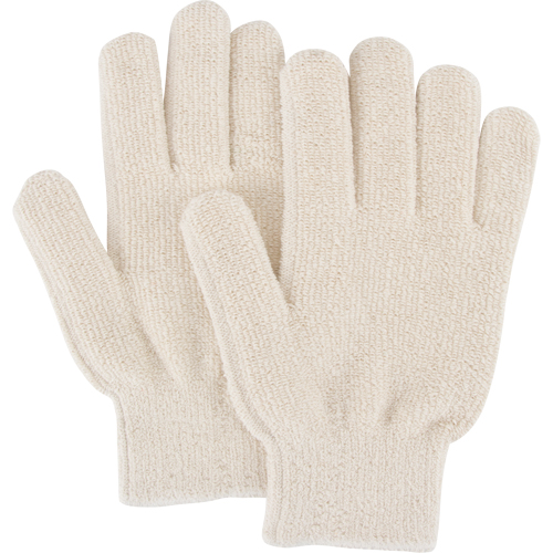 Gants r&eacute;sistants &agrave; la chaleur, Tissu &eacute;ponge, Grand, Prot&egrave;ge jusqu'&agrave; 212° F (100° C) Chandler Sales