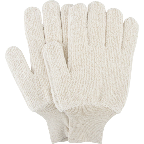 Gants r&eacute;sistants &agrave; la chaleur, Tissu &eacute;ponge, Grand, Prot&egrave;ge jusqu'&agrave; 212° F (100° C) Chandler Sales
