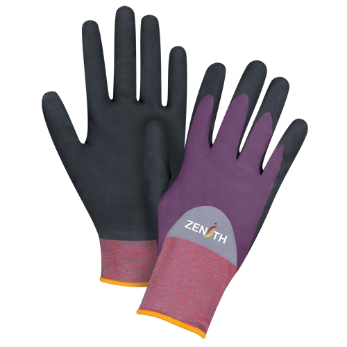 ZX-2 Premium Coated Gloves, 7/Small, Nitrile/Foam Nitrile Coating, 18 Gauge, Nylon Shell Chandler Sales