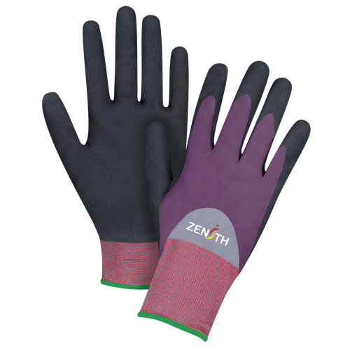 ZX-2 Premium Coated Gloves, 11/2X-Large, Nitrile/Foam Nitrile Coating, 18 Gauge, Nylon Shell Chandler Sales