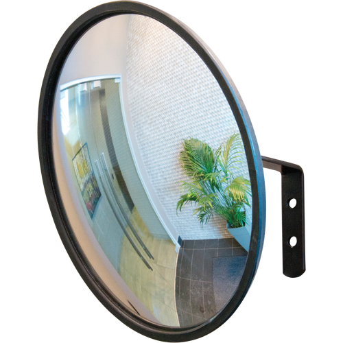Miroir convexe avec support, Int&eacute;rieur/Ext&eacute;rieur, Diam&egrave;tre 12" Chandler Sales