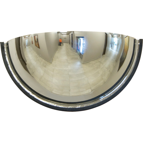 Miroir en d&ocirc;me 180°, Demi-d&ocirc;me, Dessus ferm&eacute;, Diam&egrave;tre 18" Chandler Sales
