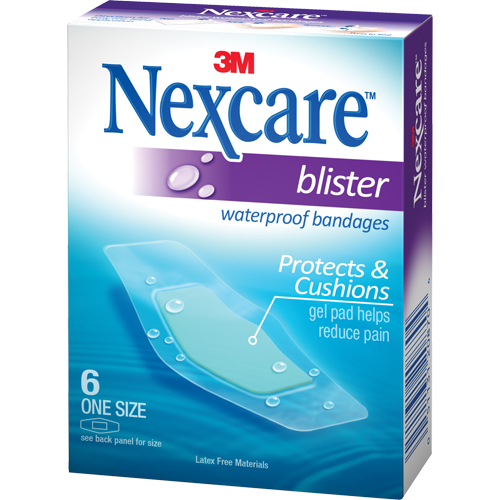 Nexcare Waterproof Blister Bandages, Rectangular/Square, 2-1/4", Plastic, Sterile Chandler Sales