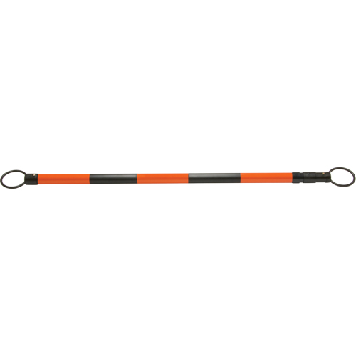 Retractable Cone Bar, 7' 5" Extended Length, Black/Orange Chandler Sales