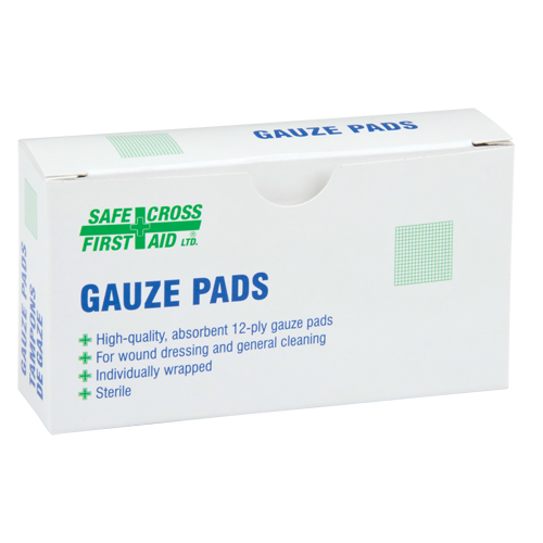 Gaze, Tampon, 3" lo x 3" la, St&eacute;rile, Dispositif m&eacute;dical Classe 1 Chandler Sales
