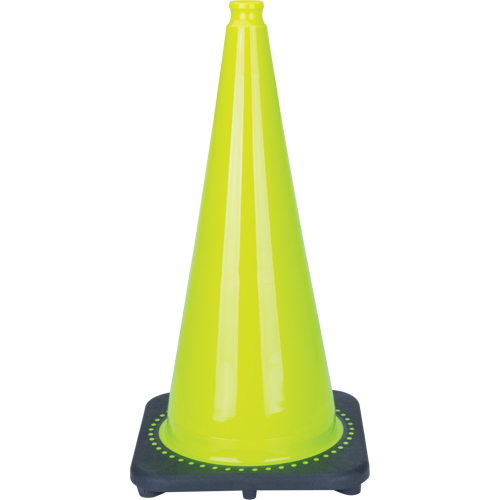 C&ocirc;ne de signalisation de premi&egrave;re qualit&eacute;, 28", Vert lime Chandler Sales