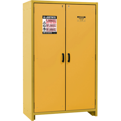 30-Minute EN Safety Storage Cabinet, 45 gal., 2 Door, 45.83" W x 76.65" H x 24.21" D Chandler Sales