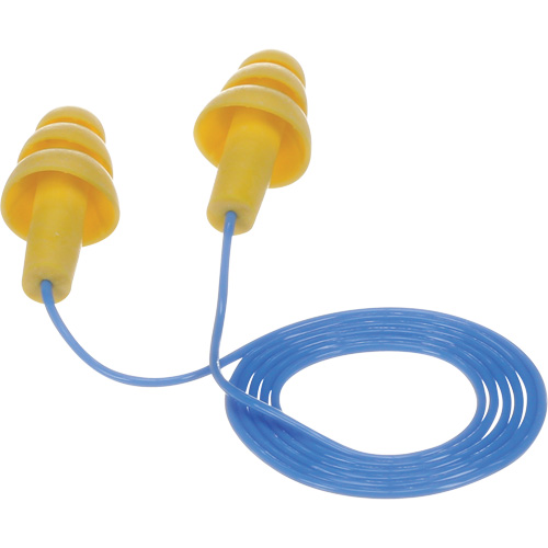 E-A-R Ultrafit Premolded Earplugs, Corded, Bulk - Polybag, 25 dB NRR, One-Size Chandler Sales