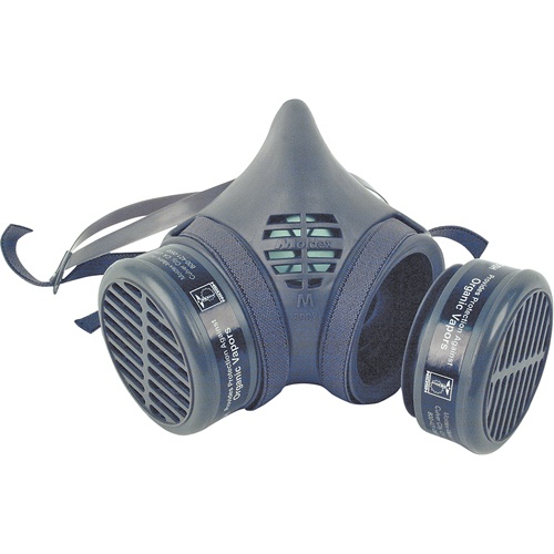 Respirateur &agrave; demi-masque assembl&eacute; de la s&eacute;rie 8000, &eacute;lastom&egrave;re/Thermoplastique, Moyen Chandler Sales